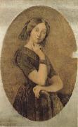 Jean Auguste Dominique Ingres Portrait of Vicomtesse Louise-Albertine d'Haussonville (mk04) painting